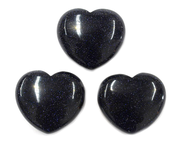 Bild von Goldfluss blau "Love Hearts" 30x14mm