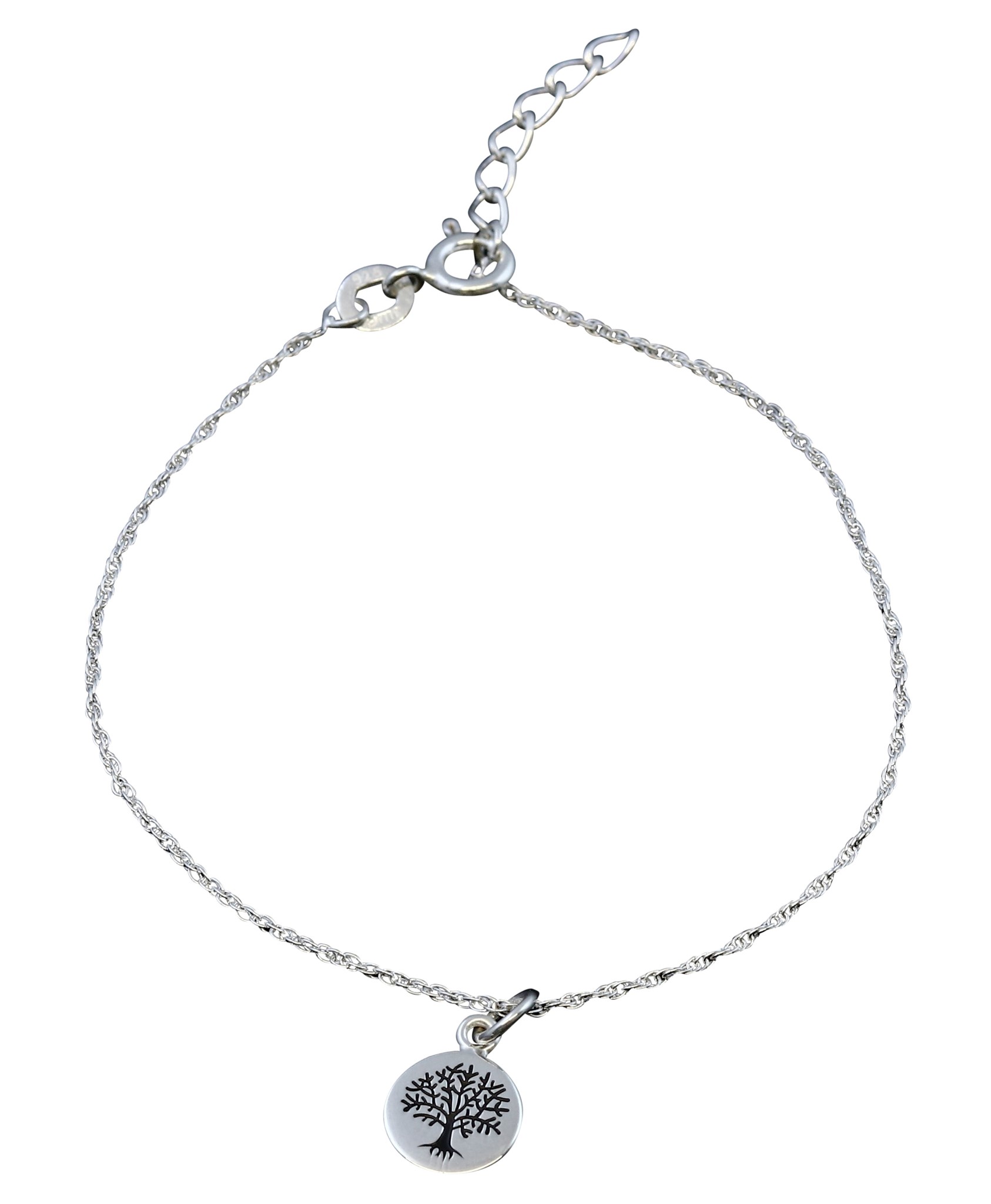 "Albero della vita 8 mm". Bracciale. Argento 925