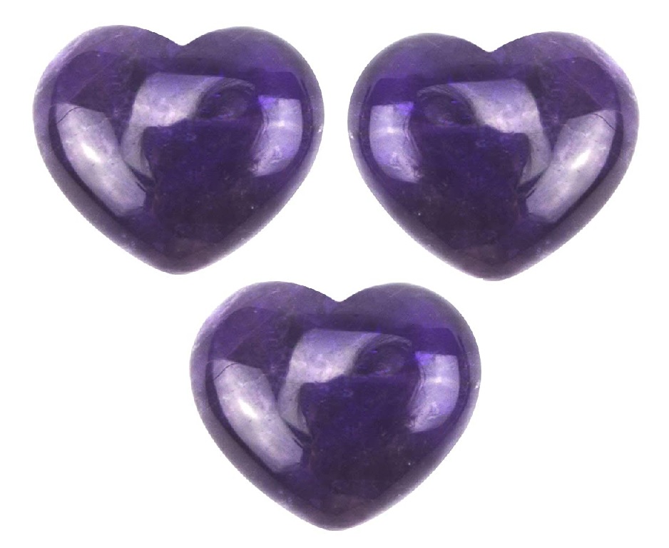 Bild von Amethyst "Love Hearts" 40mm