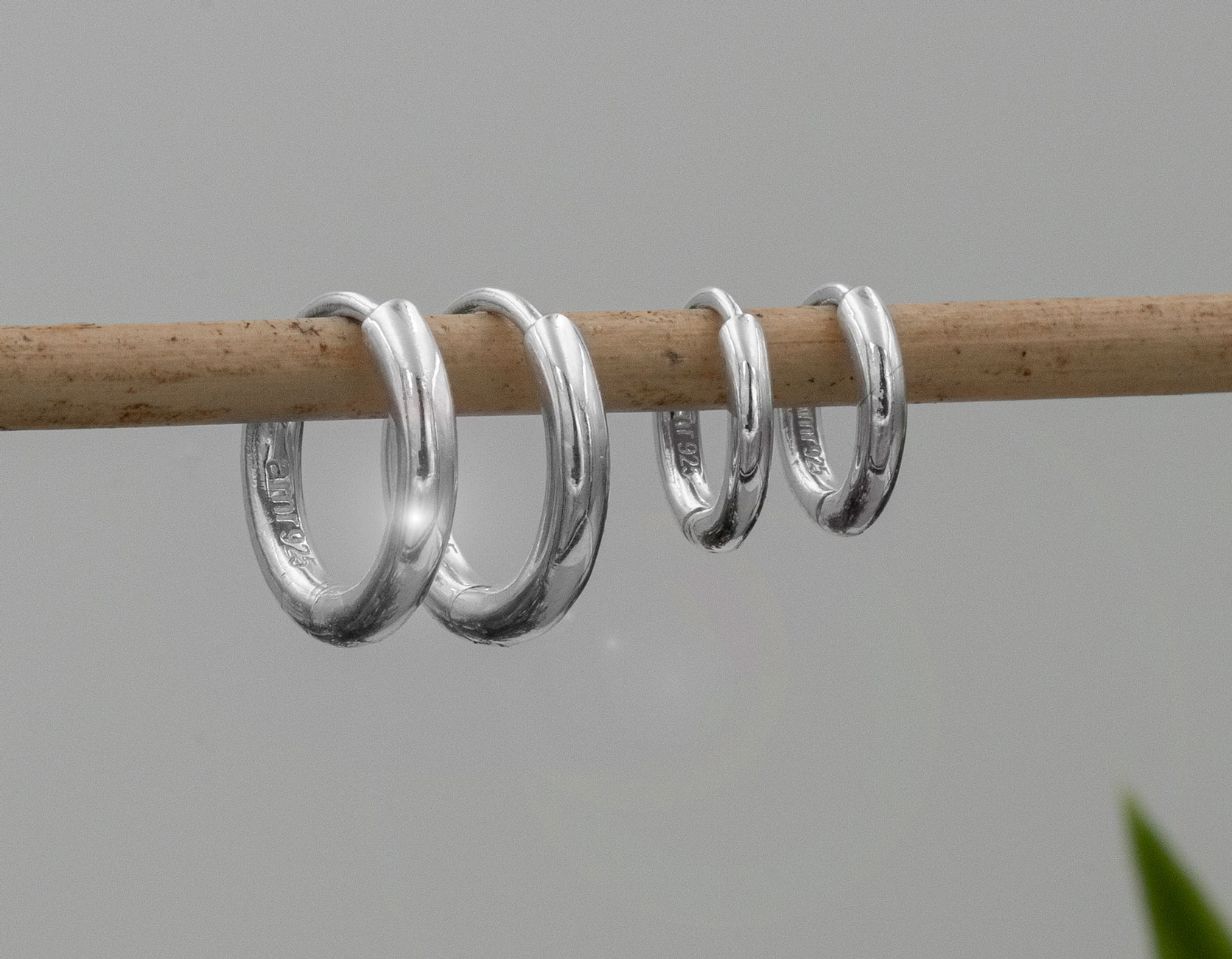 Bild von "Runde Creole". Ohrcreolen. Silber 925