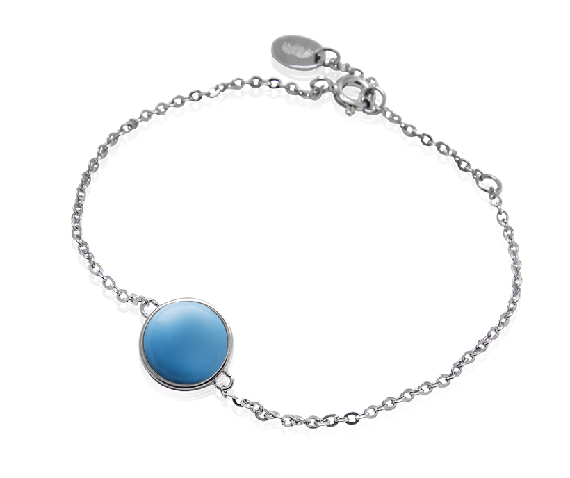Bild von "Cabochon". Türkis. Armband. Silber 925