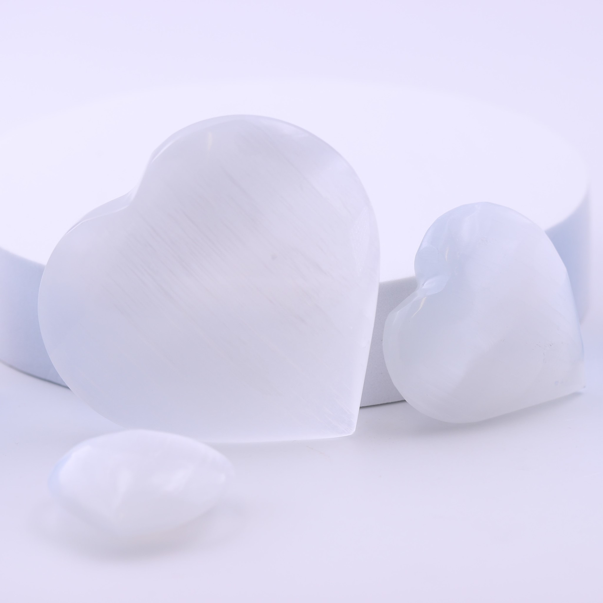 Bild von Selenit "Love Hearts"  