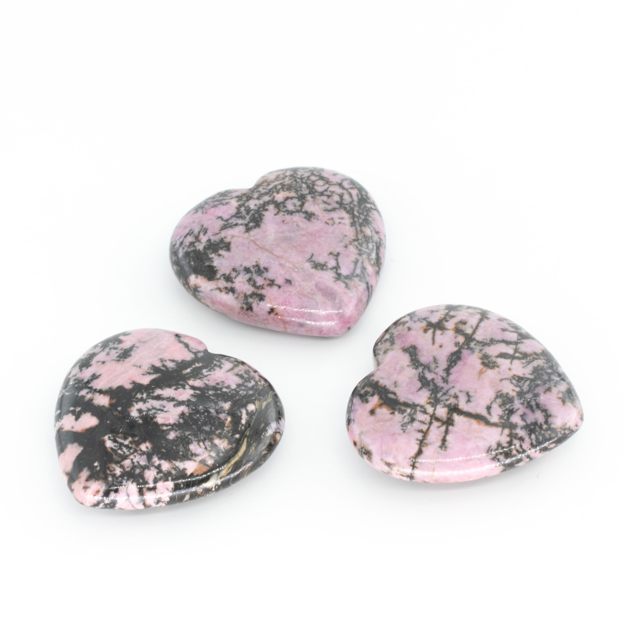 Bild von Rhodonit "Love Hearts" 40x11mm 