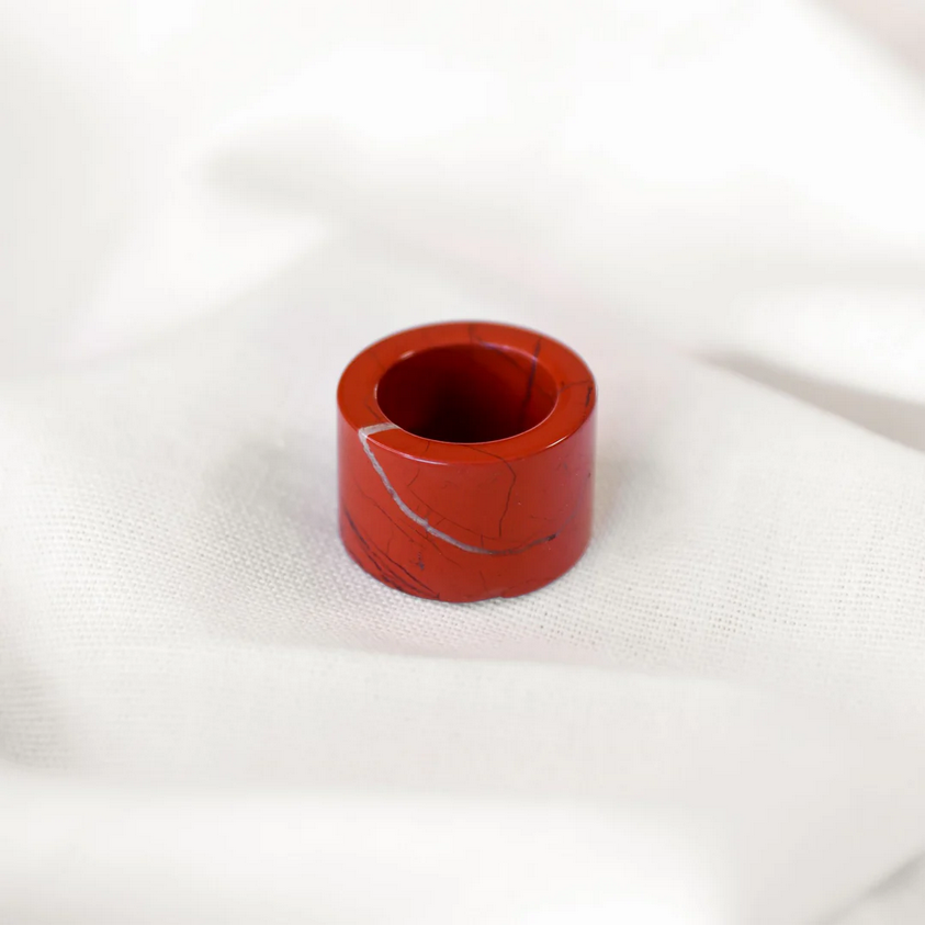 Bild von Roter Jaspis Ring 15-17mm