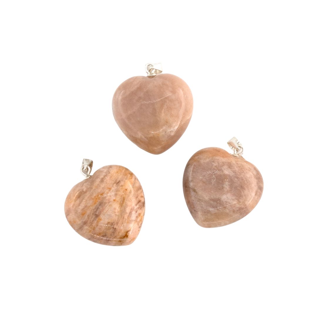 Bild von Mondstein Herzli 20x9.5mm  Anhänger, Silber 925