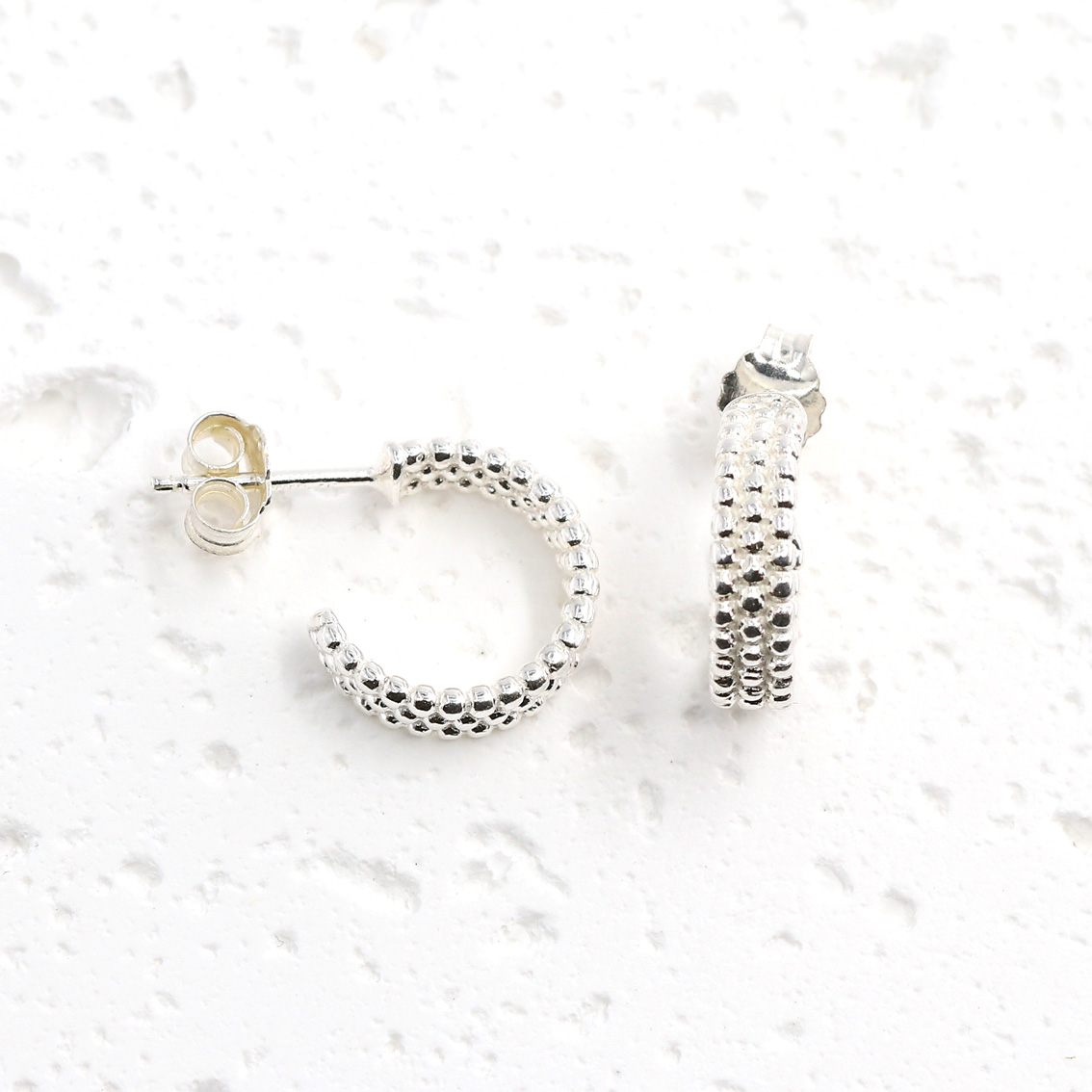 Bild von "Beads". Ohrcreolen. Silber 925