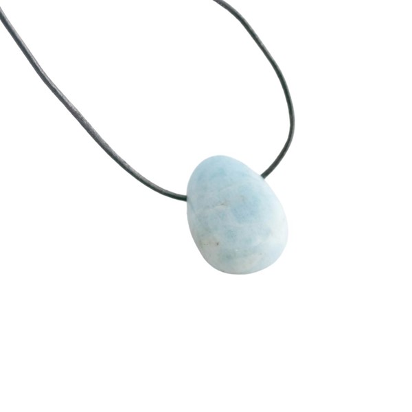 Bild von Aquamarin Top Nugget-Tropfen 20x30mm mit 3mm Loch Anhänger