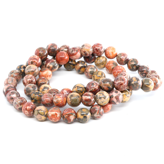 Bild von Leopardenfell Jaspis Kugeln  8mm Armband 
