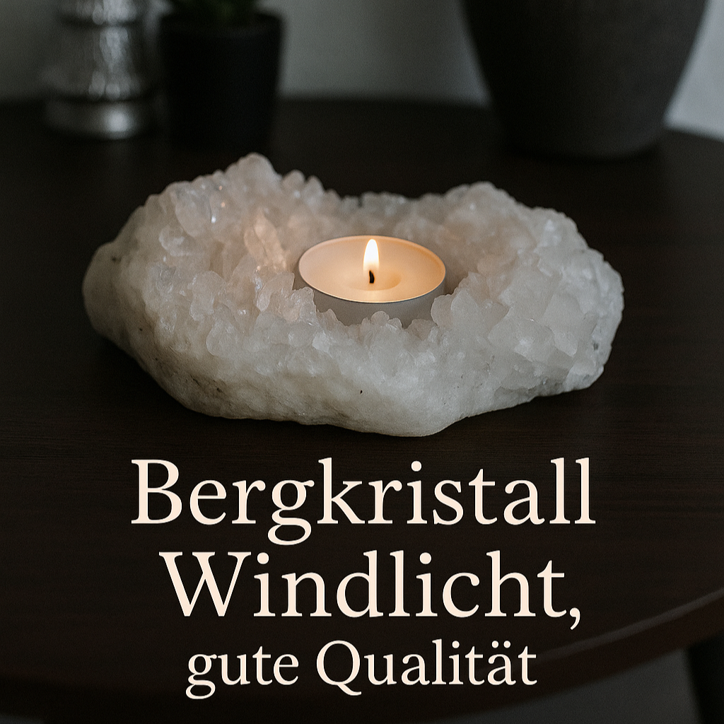 Bild von Bergkristall Windlicht Stufe Extra