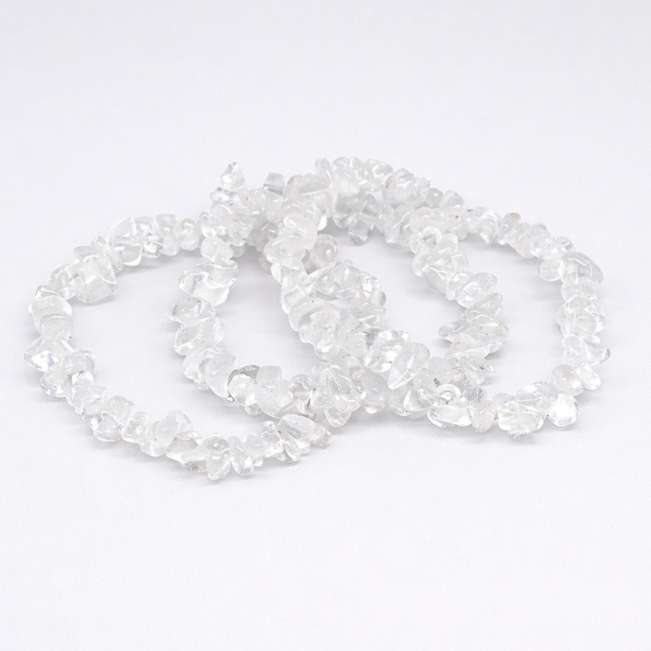 Bild von Bergkristall Splitter  7-11mm Armband (VE: 20er Set)