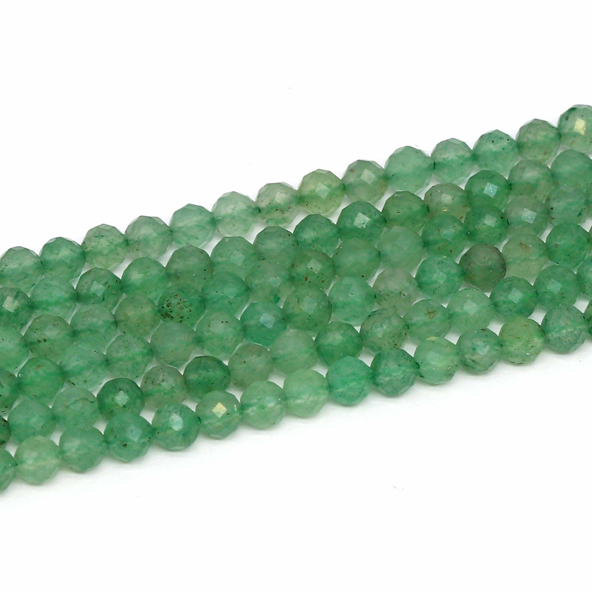 Aventurin fac. Kugeln  4mm Strang