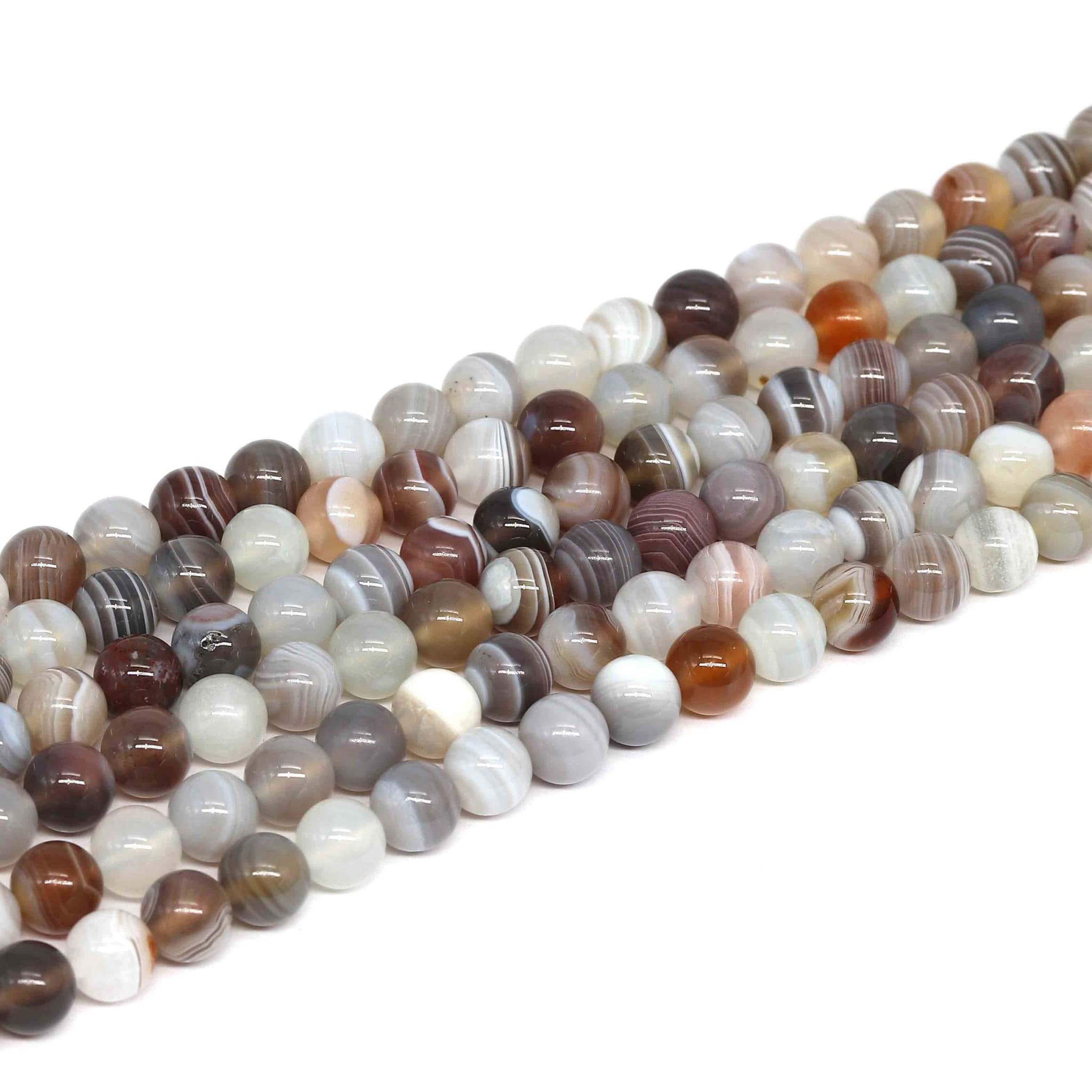 Botswana Achat Kugeln  6mm Strang