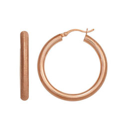 Bild von "Creole". Ohrcreolen. Silber 925 rosé-Vergoldet